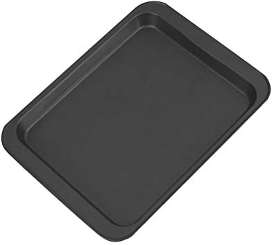 Prevessel Bakplåt, nonstick-kakplåt, metallisk ugnsplåt med non-stick-beläggning, rektangulär brödkakform, kakplåt, gör-det-själv, bakformar, bakformar, 33 x 23 cm