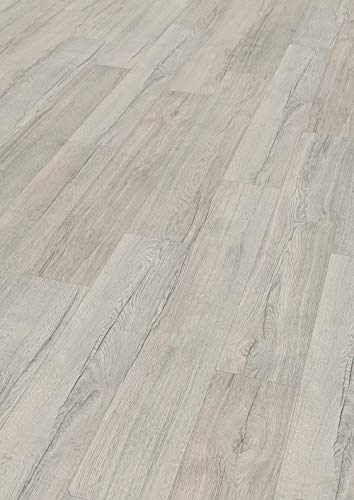 EGGER Elva Eiche grau Home Laminatboden EHL145 (10mm, 1,746m²) | authentische Holzoptik | | Einfache Verlegung durch CLIC It System | Praktisch & wertbeständig