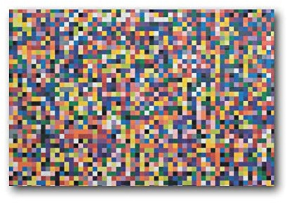 HUIHUO Gerhard Richter Kunstwerk-Poster, Wandkunst, Gemälde, Leinwanddrucke, Dekor-Poster, Kunstwerke, 12x18in / 30 x 45 cm