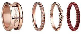 BERING weiblich Ring - rosé gold glänzend Symphony-Set-YouAreMagic