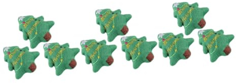 YARNOW 9 Stück Haustierspielzeug Katzenspielzeug Plüsch Weihnachtsbaum Spielzeug Katzen Beißspielzeug Kätzchen Spielzeug Katzen Plüschspielzeug Interaktives Katzenspielzeug