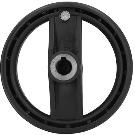 Lathe Handwheel Plastic 2 Spoke Hand Wheel with Folding Revolving Handle Plastic Machine Tool Handwheel for Lathe Milling 12x100mm