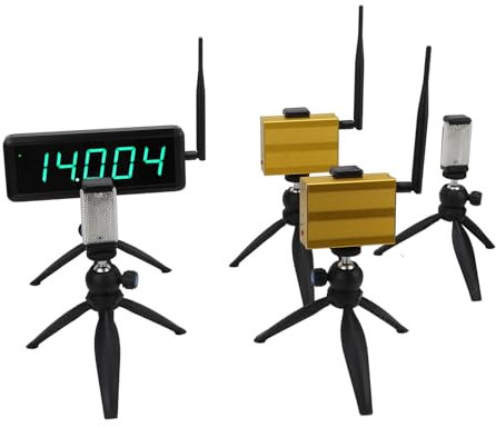 Kabelloser -Timer, 5-stellige Digitale Anzeige, Sprint-Timer-System, Batteriebetrieben, Automatische Rückstellung, Laufender Renn-Timer, Rennuhr, Stoppuhr für Leichtathletik