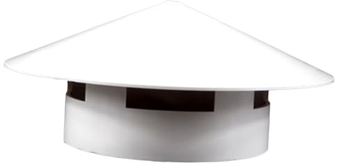 iplusmile Tapa de Lluvia para Techo Redondo de Pvc Diseño en Forma de Seta, Fácil de Instalar y Práctica para Ventilación y Protección contra Lluvia