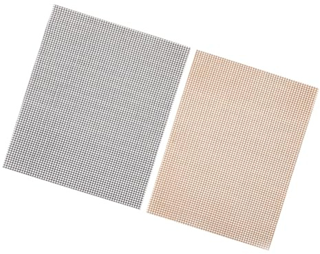 LIOOBO 2pièces Tapis De Cuisson BBQ Réutilisable Fibre De Verre Non Adhérent Lot de Grillages pour Barbecue Protection Plancha Et Grille Outil De Pique- Pratique