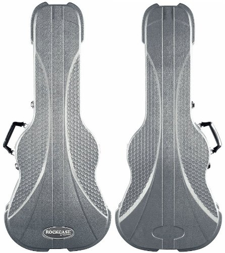 ROCKCASE RC-ABS10509 SCT Premium Delux Line Koffer für Akustik-Gitarre, silber