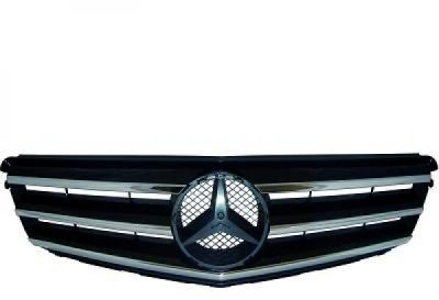Kühlergrill MB W204, Avantgarde (Chrom / Schwarz)