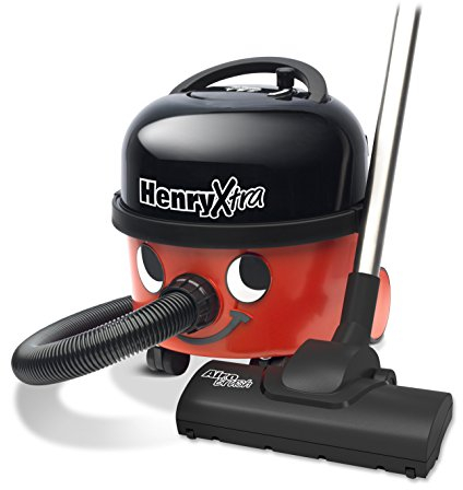 Henry Xtra Bagged Cylinder Vacuum, 9 Litre, 620 Watt, Red