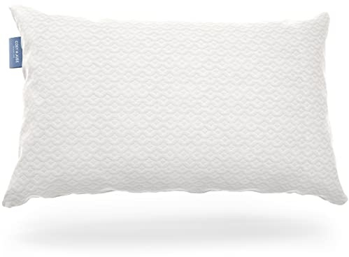 Cosy House Collection Luxury Rayon Derived from Bamboo Shredded Memory Foam Pillow - Adjustable & Removable Fill - Cool & Breathable Cover with Zipper for Side, Back, & Stomach Sleepers (King)