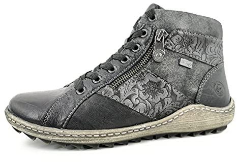 Remonte R1497, Women’s Ankle Boots, Black (Schwarz/Graphit/Asphalt 45), 9 UK (43 EU)