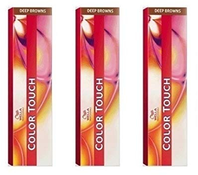 Wella 3 er Pack Color Touch 60 ml Deep Browns 7/75