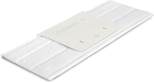 iRobot Originalteile – Trockenwischtücher für die Serie Braava Jet m (7 Stück) – Weiß – Einweg – Kompatibel mit der Serie Braava Jet m, 26.8 x 10.8 cm, 4632817, Bianco