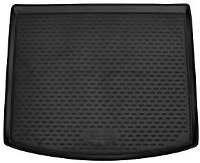 Element Passgenaue Premium Antirursch Kofferraummatte Laderaumwanne passend für Skoda Karoq (NU7) | 2017-Heute | oberer Ladeboden | 100% passgenaue Antirutschmatte Auto, Gummimatte Auto