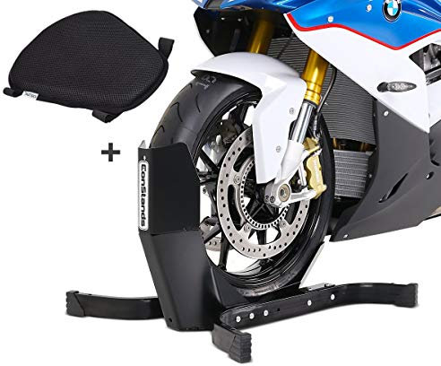 Set SM1 Motorradwippe ConStands Easy Plus + Gel Sitzkissen M Komfortkissen