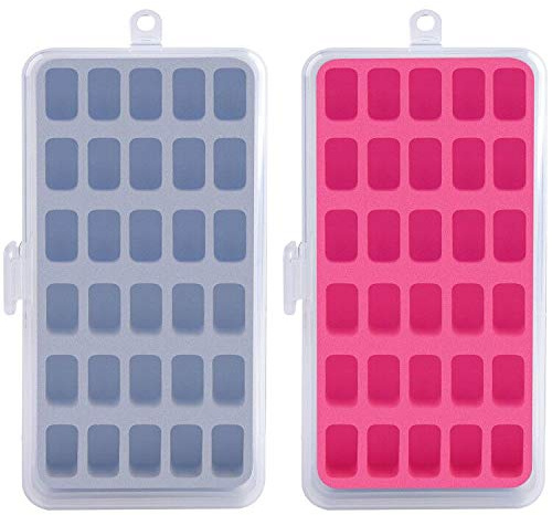 Spulenhalter Aufbewahrungskoffer Nähkasten Thread Organizer Hält 60 Stück Spulen für Brother Nähmaschine - 2er Pack (nur Kiste)
