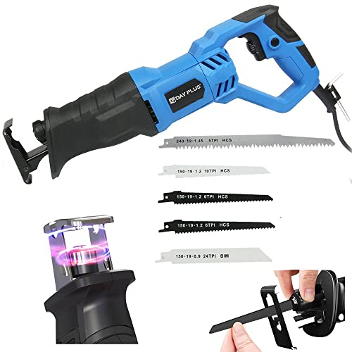 Outils puissants Scie Récipro Scie alternative 900W Scie sabre pour scie sabre électrique 240V gratuite 4 lames à vitesse variable