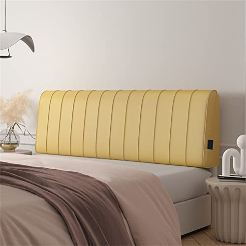 Kopfteilkissen Gepolstertes Lendenpolster Wandkissen Lesekissen Großes Bett Rückenlehnenkissen Kopfteil Rückenlehne Für Tagesbett Schlafzimmerbank,B,with headboard 63/160cm