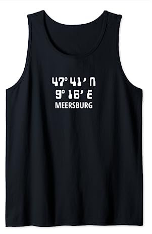 Meersburg Koordinaten - Meersburg Bodensee Tank Top