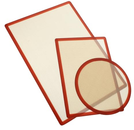 Esterillas de Silicona para Hornear Antiadherentes Reutilizables Tamaños para Una Fácil Limpieza