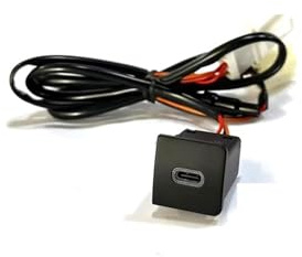 HSENY Adatto for VW Fit for Golf 6 Fit for Jetta 5 MK5 Fit for Scirocco 06-14 Caricabatteria USB for auto Presa PD Carica rapida QC3.0 Pulsante adattatore interfaccia accendisigari(Color:RIGHT SIDE PD