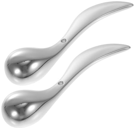 HAPINARY 2 Stück Augencreme Massagestab aus Zinklegierung für Gesichtspflege mit Praktischem Kompaktem Design zum Mitnehmen in Tasche oder Geldbörse zur Reduzierung von Augenhautproblemen