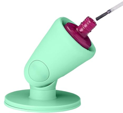 Hinge Untippable Nail Polish Bottle Holder Anti-Spill Stand Fingernail Tool Accessories for Artists Painting, Pedicure,