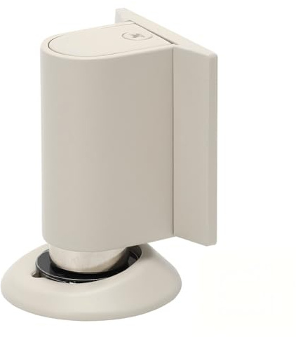 Türstopper Boden Magnetisch - Metall Magnetischer Türstopper zum Kleben, Magnetic Door Stopper mit Klebeband & Schrauben, Selbstklebend Türpuffer Türfeststeller Türhalter für Büros Zuhause (Weiß)