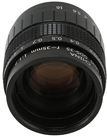 Yctze Obiettivo Manuale Ad Ampia Apertura da 35 Mm F1.7 per Fotocamera Mirrorless con Attacco C: Immagini Leggere, Versatili e di qualità Professionale (BLACK)