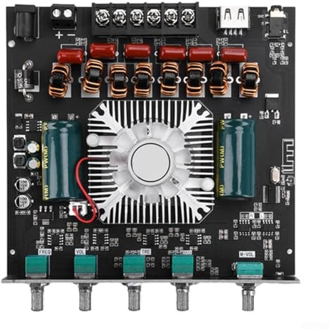 2.1-K TPA3255 Digitales Audio-Modul mit 5.1, AUX USB-Wiedergabe, 30dB Verstärkung, für Links-Rechts-Subwoofer-Lautsprecher, DC 16-