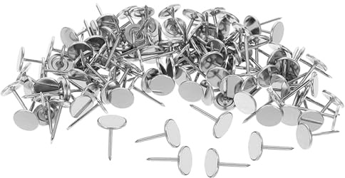 DOITOOL 200 Polsternägel Edelstahl Flachkopf 17mm Möbelnägel Ziernägel für Sofa Stuhl Wand Dekor Heimwerker
