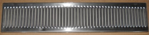 Rattleware 24 x 5 Stainless Steel Drip Tray - Heavy Duty, Corrosion-Resistant, Perfect for Spills & Drips, Drainage System, - Ideal for Brewing