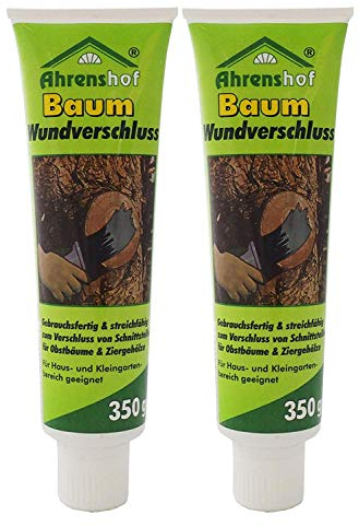 Preisjubel 2X 350g Ahrenshof Baum-Wundverschluss, Baumwunden verschließen, Baumpflege