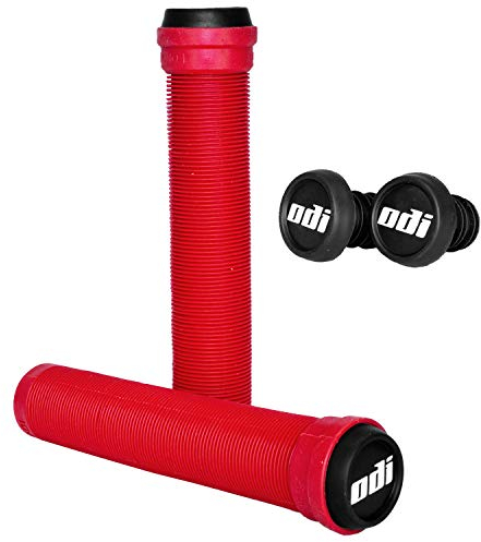 Odi SLX Soft BMX Dirt Stunt-Scooter Griffe 160mm mit Barends + Fantic26 Sticker (Rot)