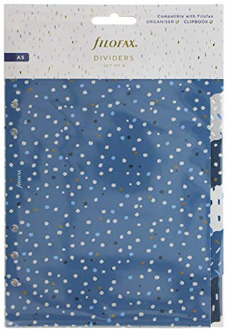 Filofax Indigo A5 Dividers, 132760
