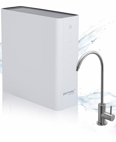 Purway Pure Premium TOP 600 GPD Direct Flow - Sistema de ósmosis inversa sin depósito