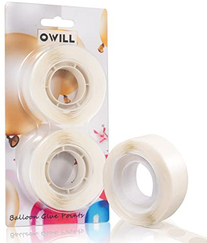 OWill 500 pezzi Palloncini di colla a puntini rimovibili, nastro adesivo per matrimoni, Natale, compleanni, feste, decorazioni fai da te, scrapbooking