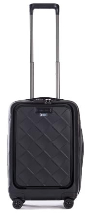 Stratic Leather & More Trolley with Front Pocket S Matt Black