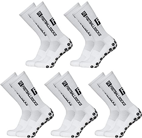 Lixada Fußballsocken Erwachsene Herren Stutzen Stutzenstrumpf,Outdoor Running Sportsocken Kompressionsstretch Stretch Fußball Sportsocken Non-Slip Socken mit Griffen (39-46)