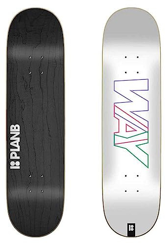 Jart Overlaps Way 8.5x32.125 Plan B Deck Skateboard, Mehrfarbig (Mehrfarbig), Einheitsgröße