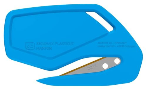 MARTOR 100x SECUMAX PLASTICUT TiN, rostfrei, Einwegmesser | Einwegmesser, TiN, rostfrei, Öse, mehrere Lagen, Folie & Papier, Logistik & Produktion, No. 346912.16