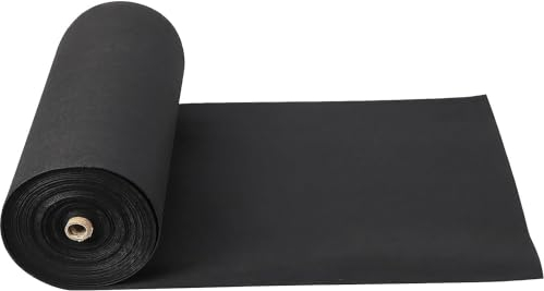 Unkrautvlies Gartenvlies 45㎡（1.5m x 30m） & 6oz Geotextil Unkrautvlies PP Drainage 350N Zugfestigkeit & 440N Belastbarkeit, für Auffahrt & Straße Stabilisierungr, Erosionsschutz, Französisch Drains