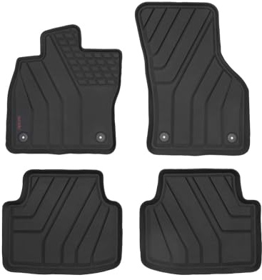Premium Gummi Fußmatten mit Rand passend für Seat Leon Sportstourer ab 4/2020/für Cupra Leon Sportstourer/für Cupra Formentor ab 2020 (außer eTSi) AURADO AU47000001 Automatten