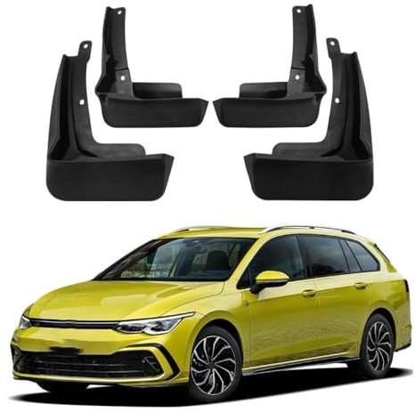 Bqieai 4PCS Auto Vorne Hinten Schmutzfänger, Für Golf 8 R-Line 2020-2023 Rad Spritzschutz Kotflügel Staubdicht Schlamm Klappen Car Styling Zubehör