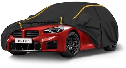 Autoabdeckung für BMW M2 G87 Coupe(2022-2023),Autoabdeckung Winter Atmungsaktiv,Staubdicht,Kratzfest,Vollgarage Autoplane