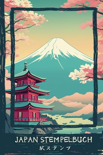 Japan Stempelbuch: Reisetagebuch für Eki-Stempel, mit Mini-Stempelführer | Reisefreundlich und kompakt