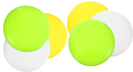 Milisten 6 Stück Teiliges Disc Golf Putter Midrange und Driver Scheiben Robust Leicht Tragbar mit Kleinen Markierern für Präzises Spiel Geeignet für Anfänger und Profis Farblich Sortiert