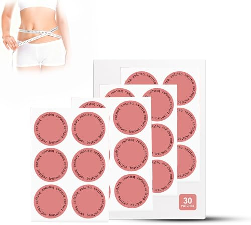 Healthy Shape Support, Body Management Patch, Natural Ingredients Patch, Metabolism Support Patches for Belly & Waist Skin All Skin Types, 30 Vegan Patches