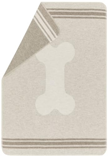 David Fussenegger Hundedecke 'Bones' 70 x 90 cm Rauch- Beige