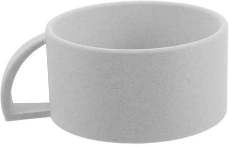 BETOOKY Tazón de Espuma para Afeitar Hombres 3d con Mango Blanco, Cuenco de Crema para Afeitado Húmedo, Recipiente Ancho para Cuidado Barba y Uso en Viajes, Apto para Piel Sensible