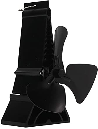Aolidsive Wood Stove Fan, 3 Blade Heat Powered Stove Fan Thermoelectric